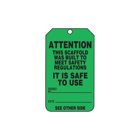 Accuform PF-Cardstock, 3-1/4 in Width, 1/4 in Height, , 5 PK TRS328PTM